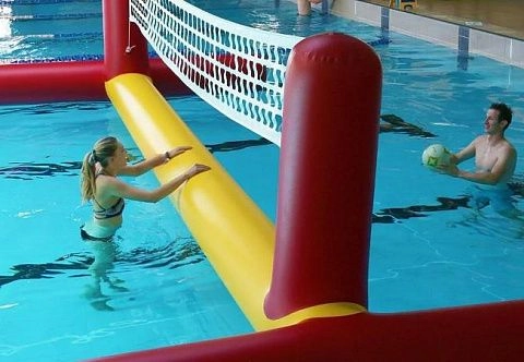 Надувной волейбол с волейбольной сеткой для воды, суши, пляжа