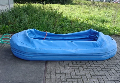 Надувная ванна (бассейн) из ПВХ для лечения коров, животных