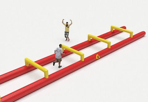 Надувные спортивные полосы препятствий для соревнований