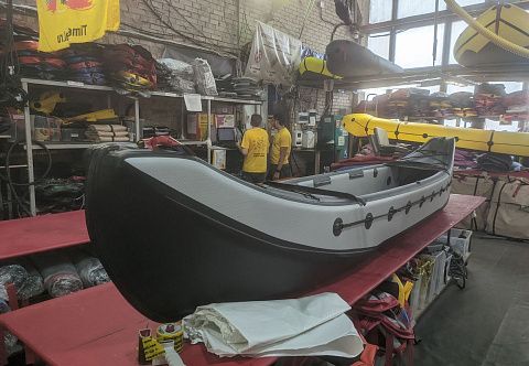 &quot;САМУРАЙ-2&quot; - надувной двухместный каяк из AIRDECK с надувным дном НДВД