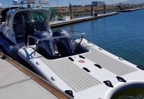 Надувная платформа для катера