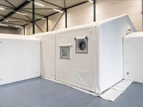 Надувная спасательная палатка из AirDeck (воздушная палуба)