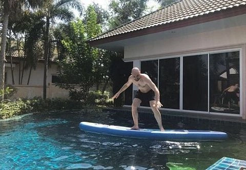 Надувная доска для серфинга TimeTrial SUP (сапборд) 