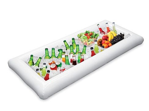 Надувной мобильный стол для Бассейна, кейтеринга, мероприятий (портативный холодильник для льда)