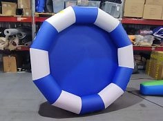 Фотография Надувной многоугольный бассейн с надувным бортом из прочного ПВХ для детей, взрослых из ткань ПВХ (PVC) ТаймТриал