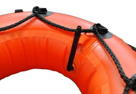 Надувной круглый буй для дайвинга, фридайвинга, подводной охоты