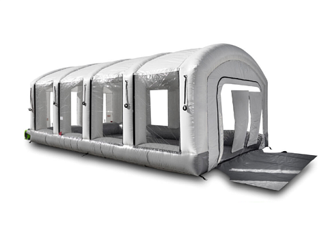 Надувная камера (палатка) ПВХ для покраски и ремонта автомобиля 7,3х4,6 м