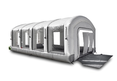 Надувная камера (палатка) ПВХ для покраски и ремонта автомобиля 7,3х4,6 м