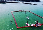 Фотография Надувное поле с воротами для SUP polo из ПВХ (PVC) ТаймТриал