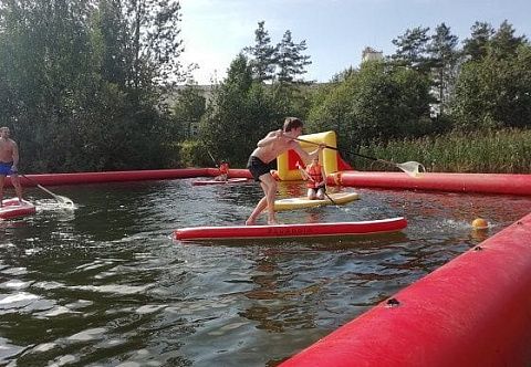 &quot;SUP POLO&quot;, &quot;SUP BALL&quot; - надувной аттракцион с SUP досками
