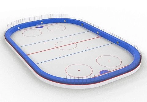 Защитный бортовой комплекс для занятий шорт-треком