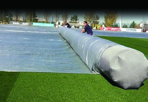 Надувная труба из ПВХ для намотки на них спанбонда или др материала