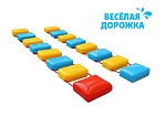 Фотография "ВЕСЕЛАЯ ДОРОЖКА" - водный аттракцион в бассейн, озеро, ооборудование для тимбилдинга, праздника, корпоратива, соревнований, веселых стартов, забегов, эстафет из ткань ПВХ ТаймТриал