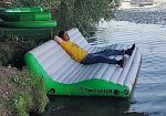 Фотография Надувной плавающий шезлонг - лежак для развлечений на воде из ПВХ ТаймТриал