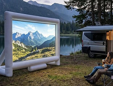 Надувные экраны уличные для кинотеатра, проектора, улицы