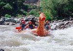 Фотография "RAFT ЛАДЬЯ" - эксклюзивная надувная лодка-рафт из ПВХ размером 16F, 18F, 20F для сплава с надувным дном из ткань ПВХ (PVC) ТаймТриал
