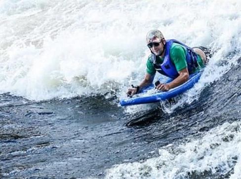 Риверборд, бодиборд, гидроспид (riverboard) - надувная доска для серфинга, сплава