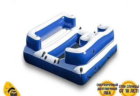 Надувная платформа для отдыха, купания и развлечения на воде «Island3»