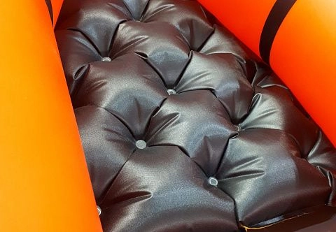 Надувная подушка из ТПУ или ПВХ под ноги в пакрафт