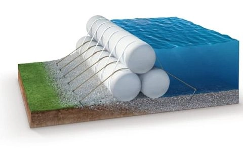 Эластичная водоналивная защитная дамба из ПВХ