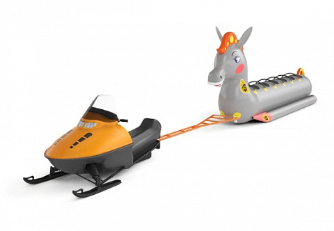 Жесткая сцепка для снегохода, квадроцикла для буксировки банана, санок