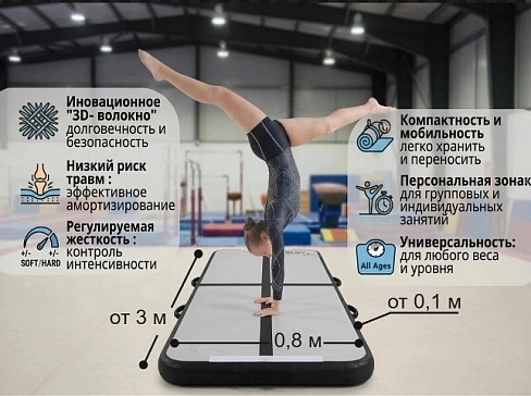 Надувная акробатическая дорожка «Вальсет»