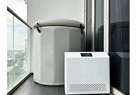 Прочная, долговечная надувная мобильная ледяная ванна, купель для спортсменов для спорта, фитнеса, льда из AIRDECK DROP STITCH