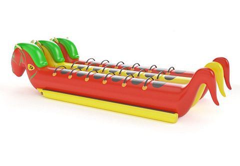 &quot;ТРОЙКА-ТРИО&quot; - надувной зимний, водный буксируемый аттракцион тройной банан