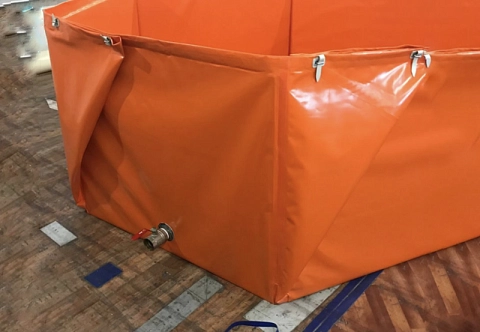 Каркасно-тентовый резервуар для нефтепродуктов