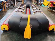 Фотография "БЫК-ДАБЛ"- надувной буксируемый зимний, водный аттракцион дубль-банан из ПВХ ТаймТриал