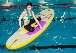 Фотография Надувная доска для серфинга "TimeTrial SUP Йога 10,8'" (сапборд) из AIRDECK (DWF, DROP STITCH) ТаймТриал