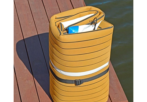 Надувной плот-платформа к яхте, катеру для отдыха