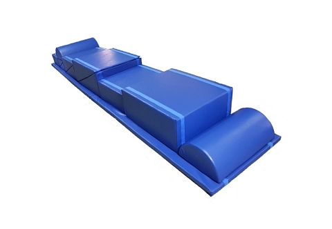 Комплект поливалентных матов и модулей (2мата основа +11матов различной конфигурации) для использования в спортивном зале детского сада, школы или спортивного клуба