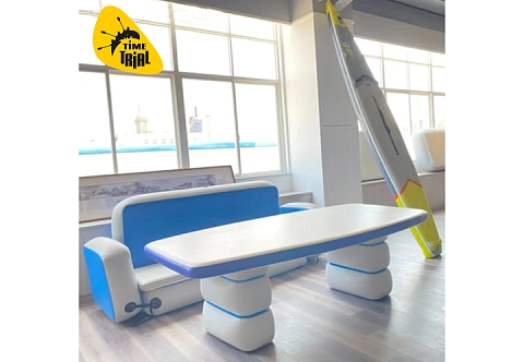 Надувной бескаркасный прямоугольный стол из AirDeck Drop Stitch