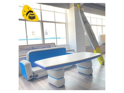 Надувной бескаркасный прямоугольный стол из AirDeck Drop Stitch