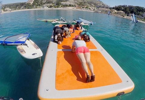 Надувная платформа для водных видов спорта