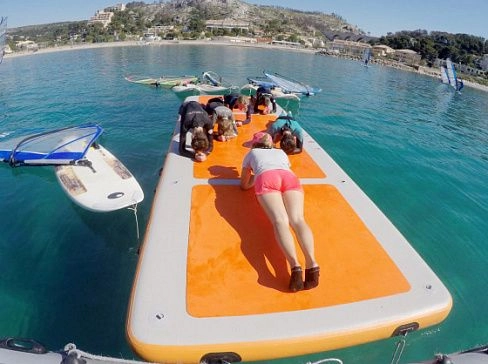 Надувная платформа для водных видов спорта