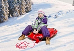 Фотография "ТОБОГГАН" - бескамерные надувные детские санки (ватрушки) для катания с горы из ПВХ ТаймТриал