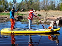 Фотография "FAMILY SUP BOARD" - Надувная доска (сапборд) - "Семейный САП" из AIRDECK (DWF) ТаймТриал