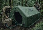 Фотография "СКАУТ" - надувная одноместная мобильная палатка для тактических и туристических задач из ткань AirDeck ПВХ (воздушная палуба) ТаймТриал