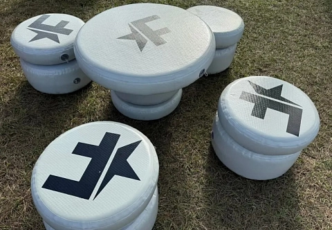 Надувной мобильный набор мебели из AirDeck