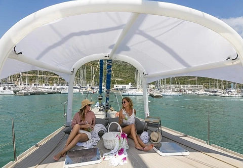 Надувной мобильный тент для яхты, катера