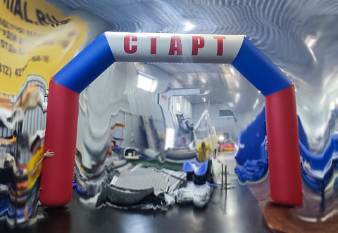 Арка спортивная трапеция &quot;Старт, Финиш&quot; - надувная герметичная без поддува