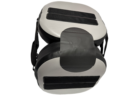 &quot;ФИШТРОН+&quot; - надувное кресло с спинкой из AIRDECK в лодку, байдарку, каяк