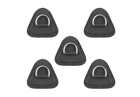 Кольцо треугольное металлическое (для крепления, коленных упоров, рюкзаков и т.д)