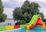 Фотография "СЛОНИК" - детская надувная водная горка в бассейн из ткань ПВХ (PVC) ТаймТриал