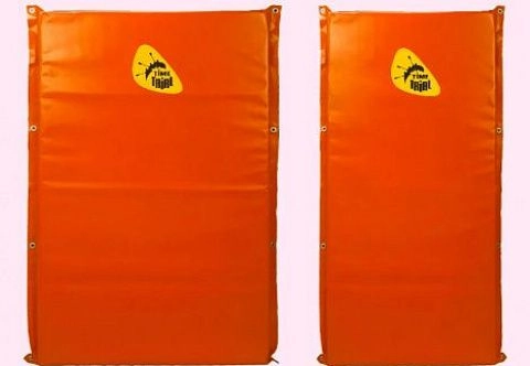 Мат защитный для ограждения горнолыжных трасс