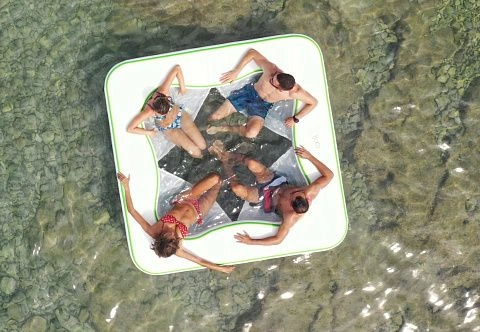 Надувная платформа для отдыха, купания и развлечения на воде «Island2»