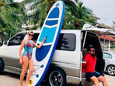 Фотография Надувная доска для серфинга "TimeTrial SUP Прогулочный 10,6'" (сапборд) из AIRDECK (DWF) ТаймТриал