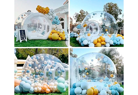 "BUBBLE HOUSE (БАБЛ ДОМ, ШАР)" - надувная прозрачная купольная палатка для детских праздников, мероприятий, фотосессий, бизнеса
